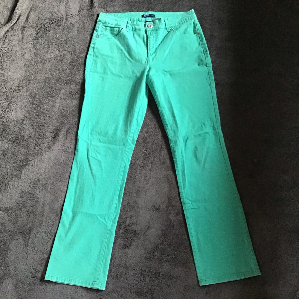 Bandolino Green Samantha Fit Jeans Size 8